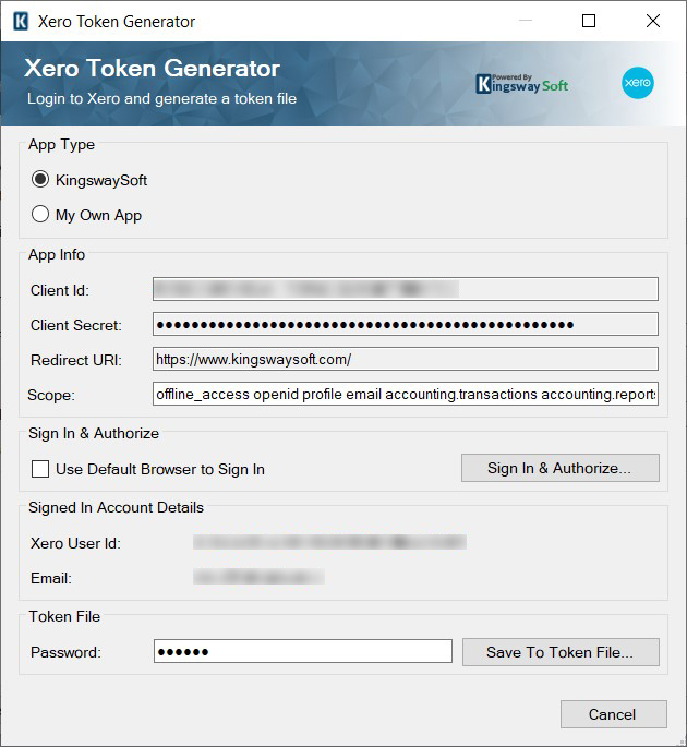 Xero Connection Manager
